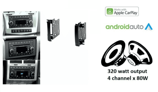 geschikt voor DODGE Avenger, Caliber, Challenger, Ram wireless Apple Carplay &amp; Android auto navigatieAudiovolt XPA-675BT