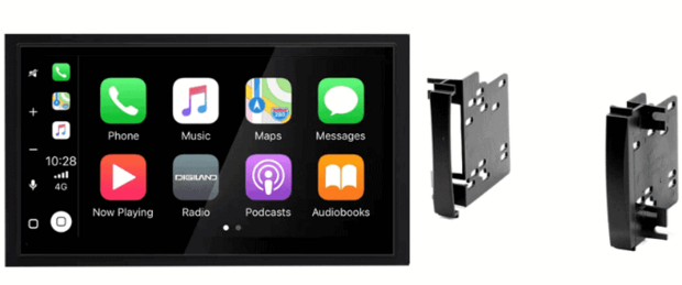 geschikt voor DODGE Avenger, Caliber, Challenger, Ram wireless Apple Carplay &amp; Android auto navigatieAudiovolt XPA-675BT