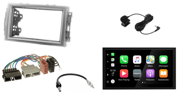DAB+ Wireless Apple Carplay &amp; Android auto navigatie voor Chrysler 300c, Dodge Charger, Jeep Grand Cherokee &ndash; Audiovolt XPA-675DBT