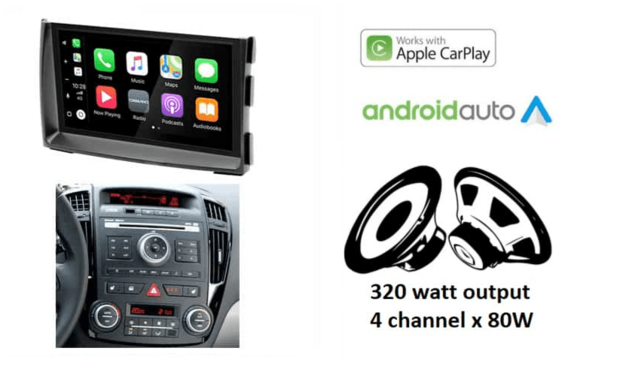 DAB+ Wireless Apple Carplay &amp; Android auto navigatie geschikt voor Kia CEED 2010-2012 Audiovolt XPA-675DBT
