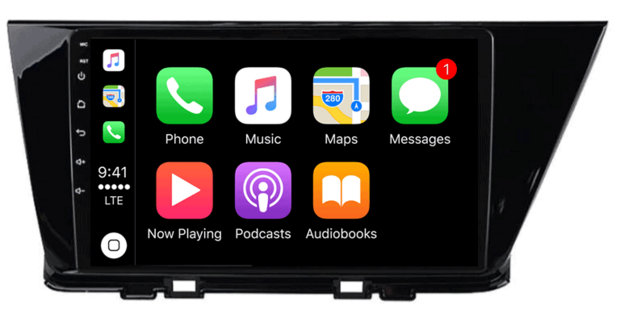 DAB+ autoradio navigatie voor Kia Niro 2016-2018 | Apple Carplay en Android | DSP sound | Qled 9-inch ARG-900DAB