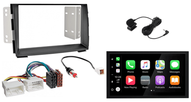 DAB+ Wireless Apple Carplay &amp; Android auto navigatie voor Kia Venga 2010-2020 Audiovolt XPA-675DBT