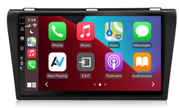 Mazda 3 (2004&ndash;2009) Apple Carplay en Android navigatie | DSP sound | Qled 9-inch AV-D040Q