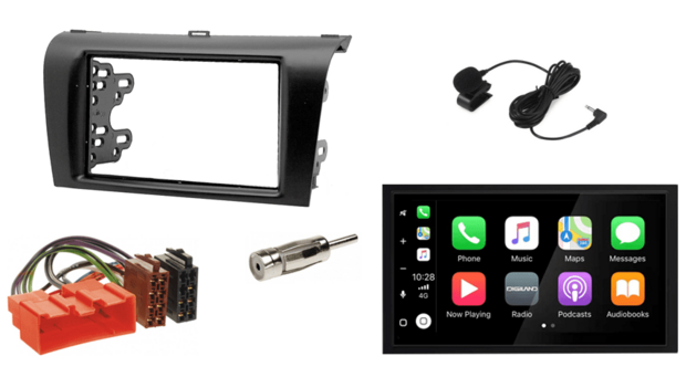 DAB+ Wireless Apple Carplay &amp; Android auto navigatie geschikt voor Mazda (3) 2004-2008 Audiovolt XPA-675DBT
