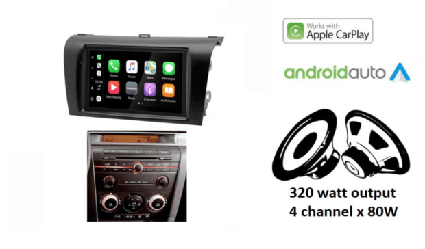 DAB+ Wireless Apple Carplay &amp; Android auto navigatie geschikt voor Mazda (3) 2004-2008 Audiovolt XPA-675DBT