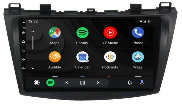 Mazda 3 2010-2012 Carplay en Android navigatie 9&rdquo; | DAB+