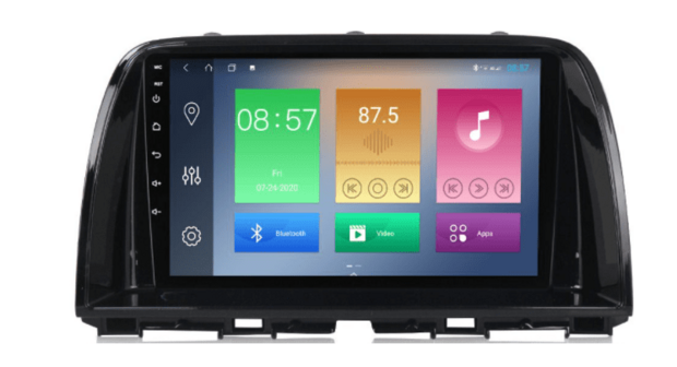 Mazda CX-5 en 6 navigatie draadloos Car link en Android 11 | DDR4 octa core | DAB+ autoradio | Full HD 9&rdquo; scherm