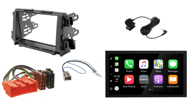 DAB+ Wireless Apple Carplay &amp; Android auto navigatie voor MAZDA (6), Mazda CX-5 Audiovolt XPA-675DBT