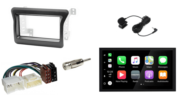 Wireless Apple Carplay &amp; Android auto navigatie voor Nissan NV400, Opel Movano, Renault Master 2010+ Audiovolt XPA-675DBT