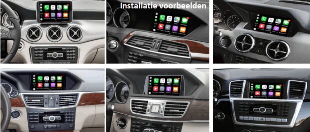 Mercedes NTG 4.0 Wireless Carplay Android auto navigatie interface met DSP sound | 5.0 ghz o.a. C klasse W204 E klasse W212 CLS CL en GLK klasse