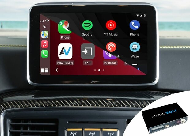Mercedes G klasse W463 Draadloos Carplay en Android auto adapter 2013 &ndash; 2017 NTG 4.5 | 4.7 | 5.0 en hoger
