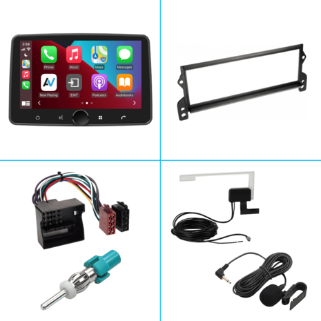 DAB+ navigatiesysteem voor Mini Cooper R50-R53 | CarPlay en Android Auto | XPA-800RDAB