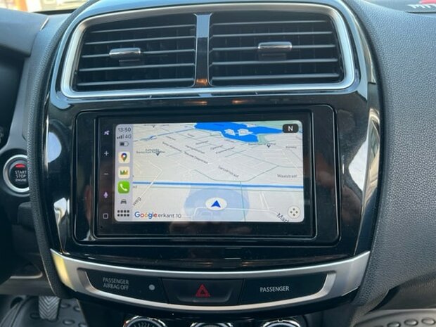DAB+ Wireless Apple Carplay &amp; Android auto navigatie voor MITSUBISHI ASX 2014-2018