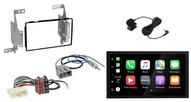 DAB+ Wireless Apple Carplay &amp; Android auto navigatie voor Nissan Juke 2010-2014 (F15) Audiovolt XPA-675DBT