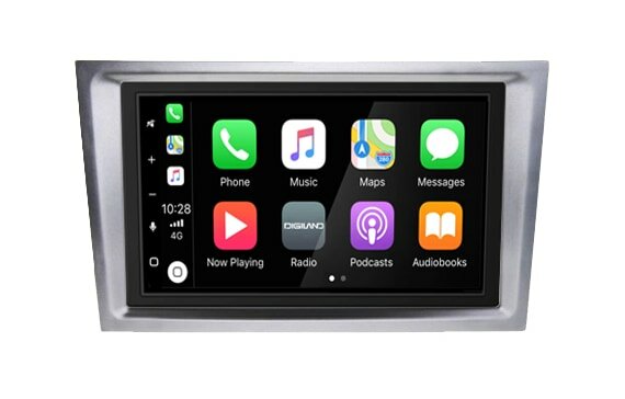 DAB+ Wireless Apple Carplay &amp; Android auto voor Opel Astra Corsa Vivaro Zafira en meer (zilver) navigatie Audiovolt XPA-675DBT
