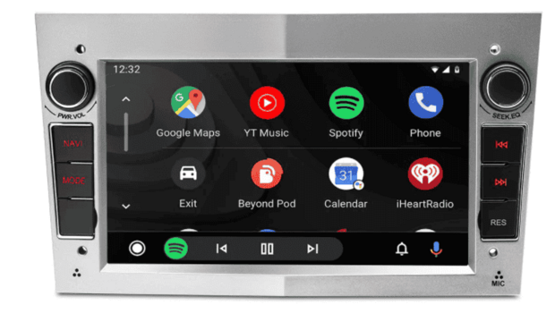 Opel navigatie autoradio | octa core chip | draadloos smartphone link | DSP sound -zilver