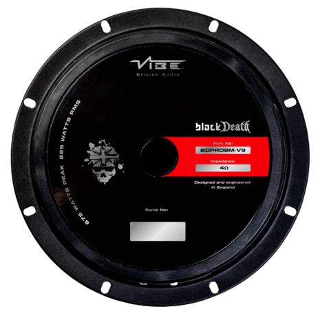 BDPRO8M-V9: BlackDeath 8 Inch Pro Audio Midrange