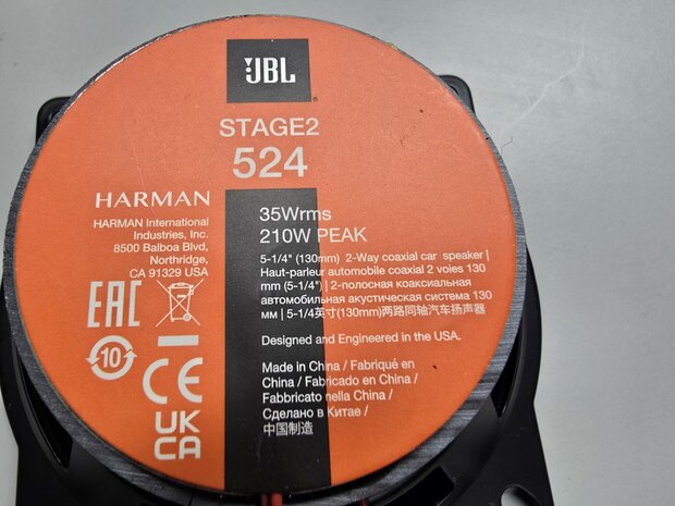 JBL stage 2 524 (nieuw)