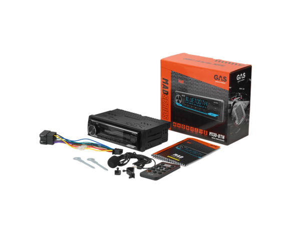 GAS MAD M130BTN 1-DIN, BT, USB, AUX, DSP, RDS