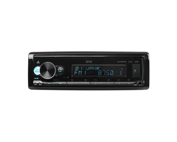 GAS MAX 1DIN DAB, BT, AUX, USB, APP, DSP, RDS (TOP RADIO!!)