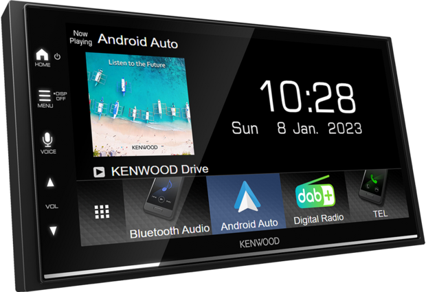 Kenwood DMX-7722DABS 6.8&rdquo; AV-Receiver met Bluetooth, DAB Radio Wireless Apple Carplay/ Android Auto
