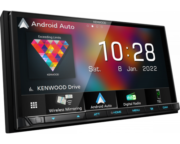 Kenwood DMX 8021DABS- 2DIN 7,0&quot; Inch Multimedia radio Wireles Carplay/Android Auto