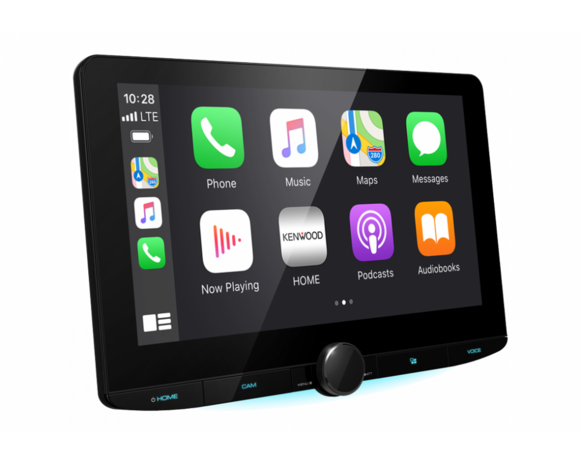 Kenwood DMX5623DABS - 10&quot; HD Zwevend scherm - Draadloze carplay + Android Auto