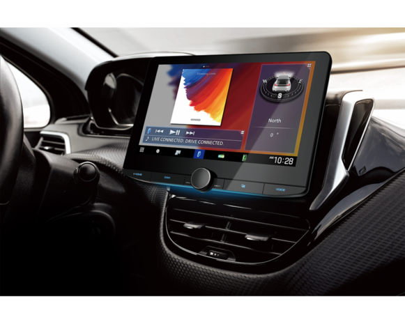 Kenwood DMX5623DABS - 10&quot; HD Zwevend scherm - Draadloze carplay + Android Auto