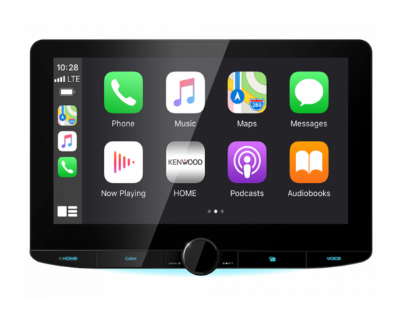 Kenwood DMX5623DABS - 10&quot; HD Zwevend scherm - Draadloze carplay + Android Auto