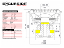 EXCURSION TXN 15 D2 - 7500 RMS / 20000 Watt