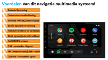 Citroën C-Crosser, Mitsubishi Outlander XL, Peugeot 4007 draadloos Car link en Android octa core navigatie
