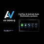 QLED 10” navigatie voor Volkswagen Golf 7 2013-2017 (zwart) | Apple Carplay en Android auto | 8-core 4+64GB | DSP sound | AV-D040Q