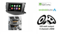 DAB+ Wireless Apple Carplay & Android auto navigatie voor Toyota Rav 4 2006 – 2012 Audiovolt XPA-675DBT