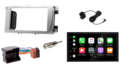 DAB+ Wireless Apple Carplay en Android auto Navigatie geschikt voor diverse Ford modellen Audiovolt XPA-675DBT (zilver ovaal)